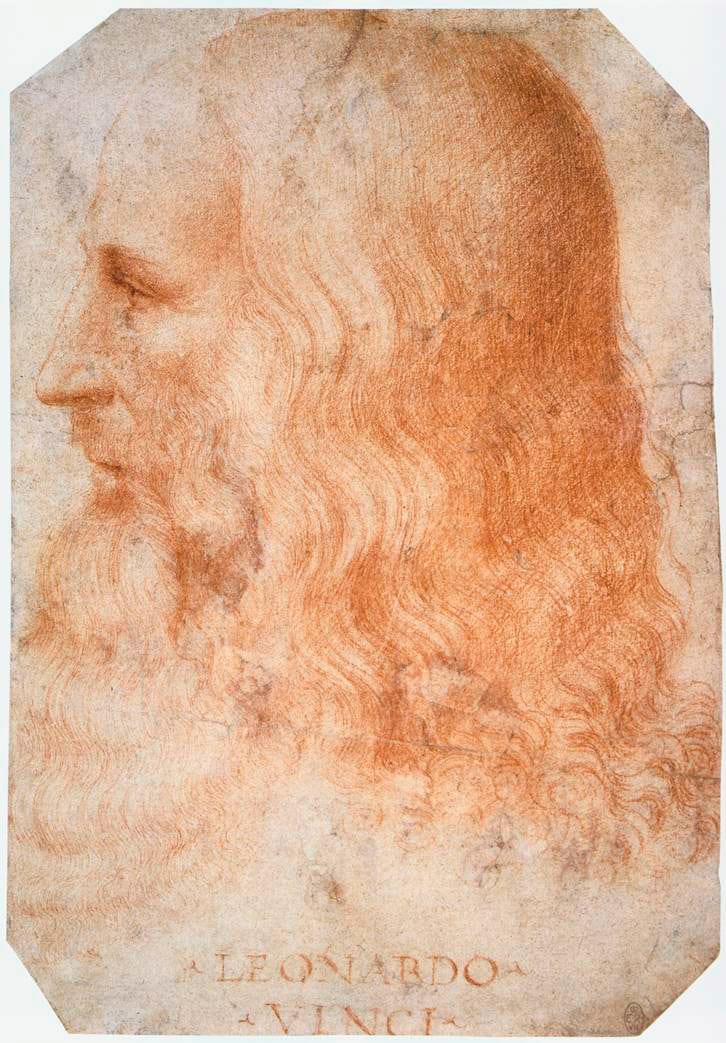 Leonardo da Vinci - Francesco Melzi, Portrait of Leonardo da Vinci, c. 1510