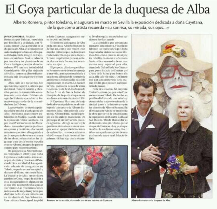 Alberto Romero - Cayetana Fitz-James Stuart - Duquesa de Alba - Acalanda Magazine - Editorial Amarante