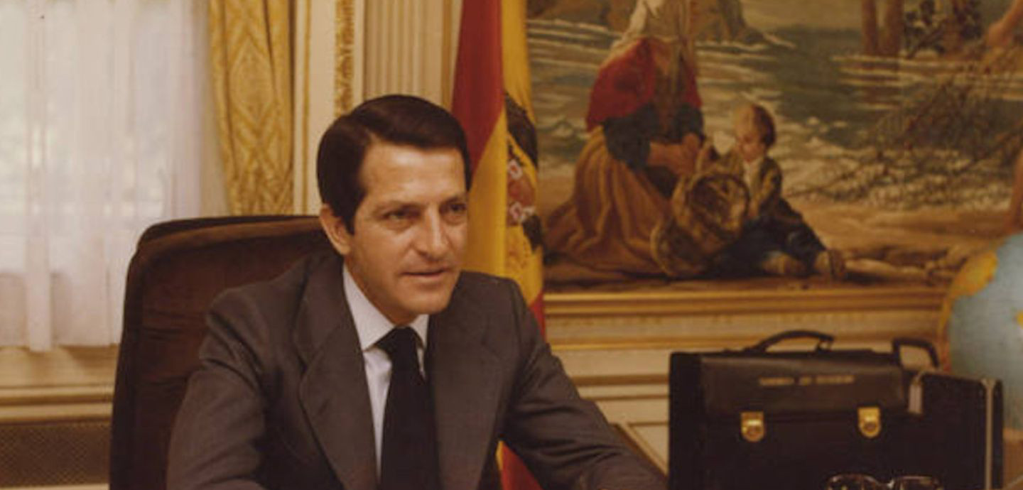 Adolfo Suárez - En su despacho en 1973
