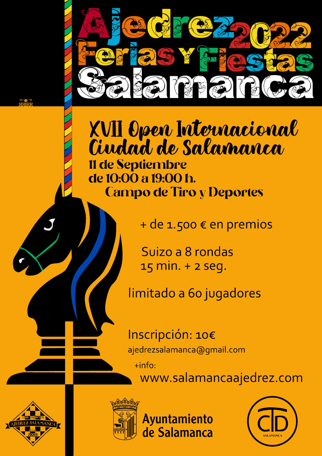 XVII edición del Open Internacional de Ajedrez Ciudad de Salamanca.